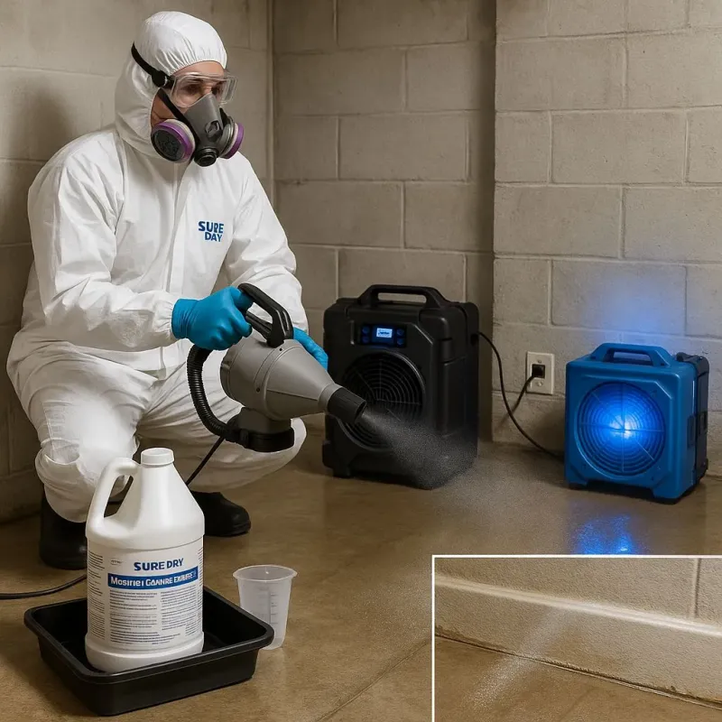 Sanitization and Odor Removal process in Craven County, NC